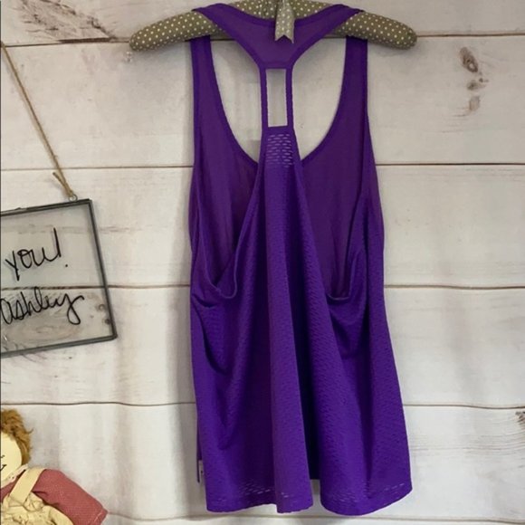 Under Armour Tops - Under Armour Purple Racerback Workout Tank